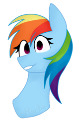 Size: 317x500 | Tagged: safe, artist:martiiee, imported from derpibooru, rainbow dash, pegasus, pony, female, looking at you, mare, simple background, smiling, transparent background