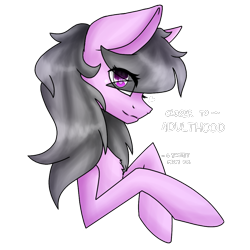 Size: 1000x1000 | Tagged: safe, artist:vivieart, imported from derpibooru, oc, oc only, oc:sweet tune, earth pony, pony, female, mare, simple background, smiling, transparent background