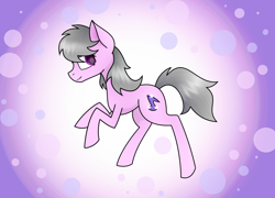 Size: 1500x1080 | Tagged: safe, artist:vivieart, imported from derpibooru, oc, oc only, oc:sweet tune, earth pony, pony, female, mare, raised hoof, smiling