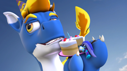 Size: 3840x2160 | Tagged: safe, artist:nightietime, imported from derpibooru, oc, oc:nyama, oc:sierra nightingale, 3d, macro, micro, size difference, this will end in vore