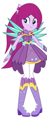 Size: 435x1123 | Tagged: safe, imported from twibooru, fuchsia blush, equestria girls, boots, clothes, crystal guardian, high heel boots, image, needs more jpeg, shoes, solo