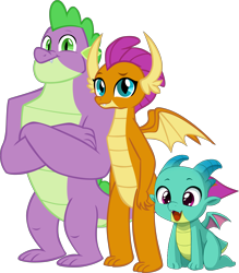 Size: 5784x6605 | Tagged: safe, artist:memnoch, artist:ponygamer2020, artist:uotapo, edit, imported from derpibooru, vector edit, smolder, spike, dragon, the last problem, absurd resolution, baby, baby dragon, crossed arms, cute, dragoness, family, father, father and child, father and son, female, g4, g5, gigachad spike, headcanon, headcanon in the description, horns, looking at you, male, mama smolder, mother, mother and child, mother and son, my little pony: make your mark, offspring, older, older smolder, older spike, papa spike, parent:smolder, parent:spike, parents:spolder, shipping, show accurate, simple background, smolderbetes, smoldmom, sparky sparkeroni, sparky sparkeroni is spike's and smolder's son, sparkybetes, spikabetes, spolder, straight, transparent background, vector, what if, winged spike, wings