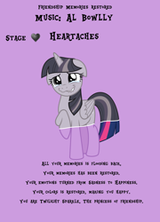 Size: 2390x3318 | Tagged: safe, artist:wardex101, imported from derpibooru, twilight sparkle, alicorn, pony, crying, discorded, discorded twilight, female, happy, simple background, solo, song reference, text, twilight sparkle (alicorn), twilight tragedy