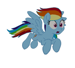 Size: 1280x1168 | Tagged: safe, artist:benpictures1, imported from derpibooru, rainbow dash, pegasus, pony, my little pony: the movie, cute, dashabetes, female, inkscape, mare, open mouth, simple background, solo, transparent background, vector