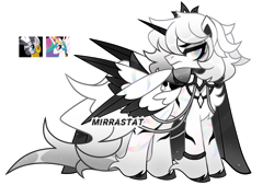 Size: 1280x866 | Tagged: safe, artist:mirrastat, imported from derpibooru, princess celestia, zecora, oc, alicorn, pony, alicorn oc, base used, colored wings, female, hoof fluff, horn, magical lesbian spawn, male, mare, offspring, parent:princess celestia, parent:zecora, simple background, stallion, transparent background, two toned wings, wings