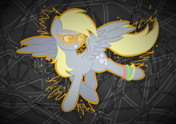 Size: 2911x2059 | Tagged: safe, artist:mimicproductions, imported from derpibooru, derpy hooves, pegasus, pony, female, mare, solo, spread wings, wings