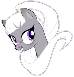 Size: 2398x2501 | Tagged: safe, artist:toffeelavender, imported from derpibooru, oc, oc only, earth pony, pony, base used, bust, earth pony oc, eyelashes, female, grin, mare, simple background, smiling, solo, transparent background