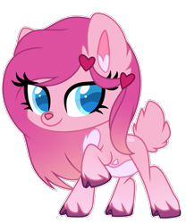Size: 1191x1432 | Tagged: safe, artist:lupulrafinat, imported from derpibooru, oc, oc only, earth pony, pony, chest fluff, cloven hooves, ear fluff, earth pony oc, raised hoof, simple background, smiling, solo, transparent background