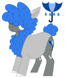 Size: 1229x1471 | Tagged: safe, artist:moonert, imported from derpibooru, oc, oc only, earth pony, pony, earth pony oc, hair over eyes, simple background, solo, transparent background, umbrella