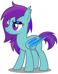 Size: 2650x3400 | Tagged: safe, artist:strategypony, imported from derpibooru, oc, oc only, oc:skye flite, bat pony, pony, bat pony oc, bat wings, ear tufts, female, mare, multicolored hair, simple background, transparent background, wings