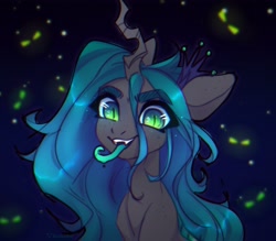 Size: 4000x3500 | Tagged: safe, artist:radioaxi, imported from derpibooru, queen chrysalis, changeling, changeling queen, crown, female, jewelry, regalia, slit pupils, solo, tongue out