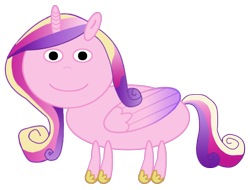 Size: 1000x760 | Tagged: safe, artist:kuco, imported from derpibooru, princess cadance, canterlot wedding 10th anniversary, circle tool, missing cutie mark, simple background, stylistic suck, transparent background, wat, why, wtf