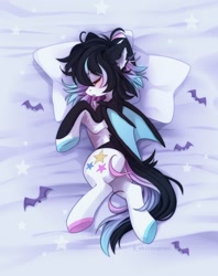 Size: 1186x1500 | Tagged: safe, artist:whiteliar, imported from derpibooru, oc, oc only, bat pony, pony, body pillow, solo