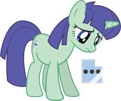 Size: 3476x2914 | Tagged: safe, artist:tolerance, imported from ponybooru, oc, oc only, oc:lost cause, pony, unicorn, cutie mark, female, mare, simple background, transparent background, vector