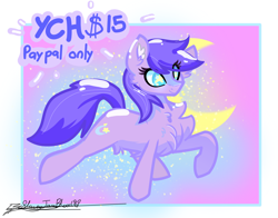 Size: 2858x2240 | Tagged: safe, artist:slightningdash, imported from derpibooru, oc, oc only, unnamed oc, earth pony, pony, chest fluff, commission, ear fluff, earth pony oc, eye clipping through hair, female, high res, mare, shiny, signature, smiling, solo, starry eyes, wingding eyes, your character here