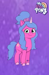 Size: 736x1106 | Tagged: artist needed, source needed, safe, imported from derpibooru, melody, pony, unicorn, my little pony tales, female, g1, g1 to g5, g5, generation leap, horn, mare, my little pony: tell your tale, ponytail, race swap, smiling