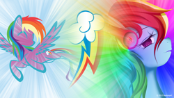 Size: 1920x1080 | Tagged: safe, artist:nsaiuvqart, artist:up1ter, artist:winterrrr, edit, imported from derpibooru, rainbow dash, pegasus, pony, 2012, cutie mark, female, headphones, mare, solo, wallpaper, wallpaper edit