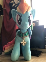 Size: 720x956 | Tagged: safe, imported from derpibooru, rainbow dash, flag, irl, photo, plushie