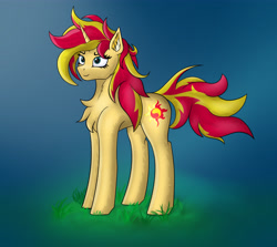 Size: 4840x4320 | Tagged: safe, artist:wailks, imported from derpibooru, sunset shimmer, pony, unicorn, equestria girls, digital art, female, high res, mare, solo, tail