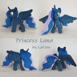 Size: 900x900 | Tagged: safe, artist:larsen toys, imported from derpibooru, princess luna, alicorn, pony, auction, female, irl, photo, plushie, solo