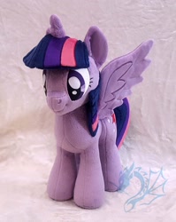 Size: 2024x2548 | Tagged: safe, artist:fire-topaz, imported from derpibooru, twilight sparkle, alicorn, pony, irl, photo, plushie, solo, twilight sparkle (alicorn)