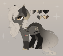 Size: 5312x4747 | Tagged: safe, artist:magnaluna, imported from derpibooru, oc, oc only, earth pony, pony, succubus, adoptable, chest fluff, clothes, ear fluff, female, jewelry, mare, socks, solo, thigh highs, unshorn fetlocks