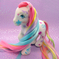 Size: 640x640 | Tagged: safe, artist:imiya, imported from derpibooru, birthday pony, customized toy, g1, irl, photo, toy