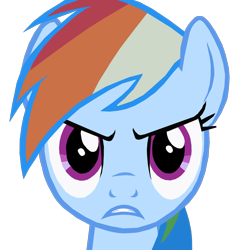 Size: 1280x1278 | Tagged: safe, artist:benpictures1, imported from derpibooru, rainbow dash, pegasus, pony, bats!, angry, cute, dashabetes, female, inkscape, looking at you, mare, simple background, solo, stop the bats, transparent background, vector