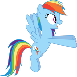 Size: 2456x2441 | Tagged: safe, artist:okaminekowiesel, imported from derpibooru, rainbow dash, pegasus, pony, daring don't, season 4, female, high res, mare, simple background, solo, transparent background, vector