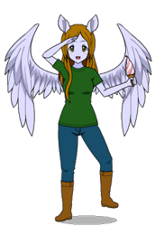 Size: 302x440 | Tagged: safe, artist:eviekid, imported from derpibooru, oc, oc only, anthro, human, boots, clothes, humanized, jeans, kisekae, pants, shirt, shoes, simple background, solo, transparent background