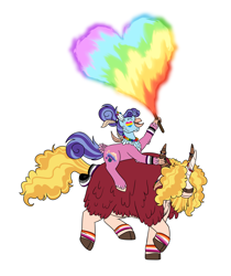 Size: 6312x7520 | Tagged: safe, artist:queenderpyturtle, imported from derpibooru, oc, oc:rotgut, oc:scrapjack, hippogriff, hybrid, original species, yakony, absurd resolution, duo, duo female, female, fire, heart, pride, simple background, sticker, tail, tail wrap, white background