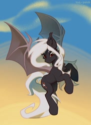 Size: 2200x3000 | Tagged: safe, artist:rrd-artist, imported from derpibooru, oc, oc only, bat pony, pony, solo