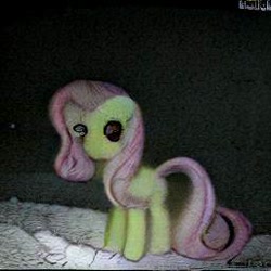 Size: 256x256 | Tagged: safe, imported from derpibooru, fluttershy, pegasus, pony, creepy, generator:craiyon, hush now quiet now