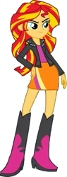 Size: 225x595 | Tagged: safe, artist:pascalmulokozi2, imported from twibooru, sunset shimmer, equestria girls, image, png, solo