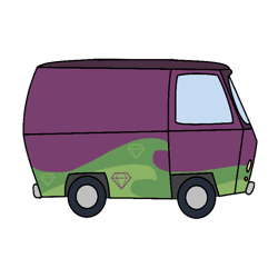 Size: 768x768 | Tagged: safe, artist:thatradhedgehog, imported from derpibooru, equestria girls, equestria girls series, sunset's backstage pass!, chevrolet, chevrolet g10, simple background, the dazzlings tour bus, transparent background, van