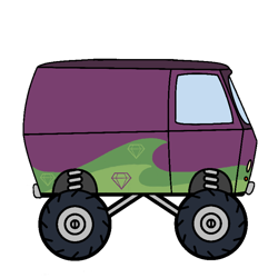 Size: 768x768 | Tagged: safe, artist:thatradhedgehog, imported from derpibooru, equestria girls, 4x4, chevrolet g10, simple background, the dazzlings tour bus, transparent background, van