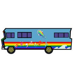 Size: 768x768 | Tagged: safe, artist:thatradhedgehog, imported from derpibooru, equestria girls, simple background, the rainbooms tour bus, transparent background, winnebago