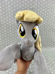 Size: 3024x4032 | Tagged: safe, artist:kazzysart, imported from derpibooru, derpy hooves, pony, irl, photo, plushie, solo