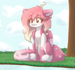 Size: 4592x4320 | Tagged: safe, artist:ev04ka, artist:ev04kaa, imported from derpibooru, oc, oc only, oc:latandra sweetberry, original species, pegasus, pony, commission, female, floppy ears, rcf community, solo