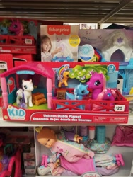 Size: 3024x4032 | Tagged: safe, imported from derpibooru, pony, unicorn, bootleg, kid connection, stable, walmart