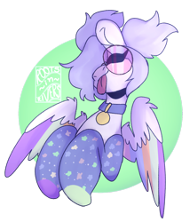 Size: 1280x1498 | Tagged: safe, artist:gothalite, imported from derpibooru, oc, oc only, pegasus, pony, :p, bust, clothes, collar, eyes closed, female, mare, pegasus oc, simple background, smiling, socks, solo, sunglasses, tongue out, transparent background