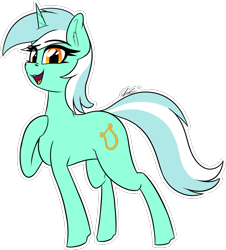 Size: 1555x1720 | Tagged: safe, artist:seafooddinner, imported from derpibooru, lyra heartstrings, pony, unicorn, female, hoof on chest, mare, open mouth, simple background, solo, transparent background