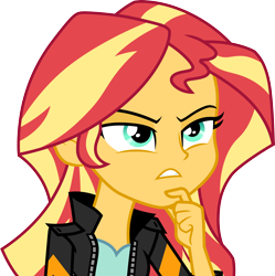 Size: 3000x3011 | Tagged: safe, artist:cloudy glow, imported from derpibooru, sunset shimmer, human, equestria girls, friendship games, simple background, solo, transparent background, vector