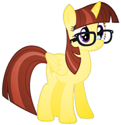 Size: 744x770 | Tagged: safe, imported from derpibooru, twilight sparkle, alicorn, pony, emoticlone, female, glasses, horn, mare, recolor, simple background, smiling, transparent background, twilight sparkle (alicorn), wings