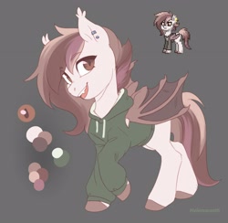 Size: 3606x3520 | Tagged: safe, artist:helemaranth, imported from derpibooru, oc, oc only, bat pony, pony, pony town, bat pony oc, solo