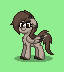 Size: 64x72 | Tagged: safe, artist:dematrix, imported from derpibooru, oc, oc only, demon, demon pony, pegasus, pony, pony town, chest fluff, colored wings, facial markings, female, green background, horn, mare, pixel art, simple background, solo, wings