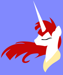 Size: 2239x2679 | Tagged: safe, artist:egor418, imported from derpibooru, oc, oc only, oc:fausticorn, alicorn, pony, bust, eyes closed, female, horn, jewelry, lauren faust, lineless, mare, minimalist, portrait, profile, regalia, simple background, solo