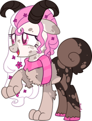 Size: 1964x2595 | Tagged: safe, artist:kurosawakuro, imported from derpibooru, oc, hybrid, base used, interspecies offspring, offspring, parent:discord, parent:fluttershy, parents:discoshy, simple background, solo, transparent background