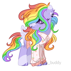 Size: 1024x1024 | Tagged: safe, artist:magnetjasdraw329, imported from derpibooru, oc, oc only, pony, base used, multicolored hair, rainbow hair, simple background, solo, transparent background