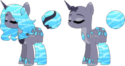 Size: 672x356 | Tagged: safe, artist:eiine, imported from derpibooru, oc, oc only, oc:indigo blue, original species, pony, aqua equos, closed species, simple background, solo, transparent background